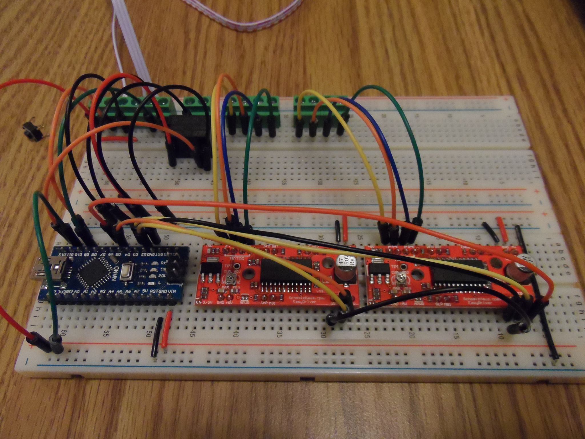 The initial cercuit before mibration to perfboard.